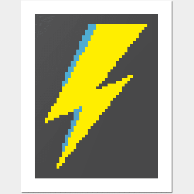 Thunder (Pixel Art) Wall Art by Dmitry_Buldakov